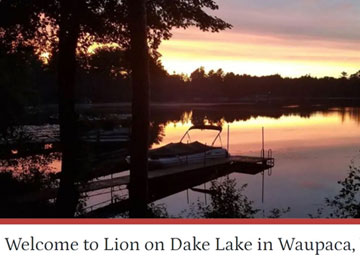 Lion on Dake Lake
