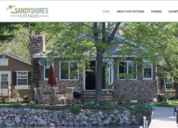 Sandy Shores Cottages in Waupaca, Wisconsin